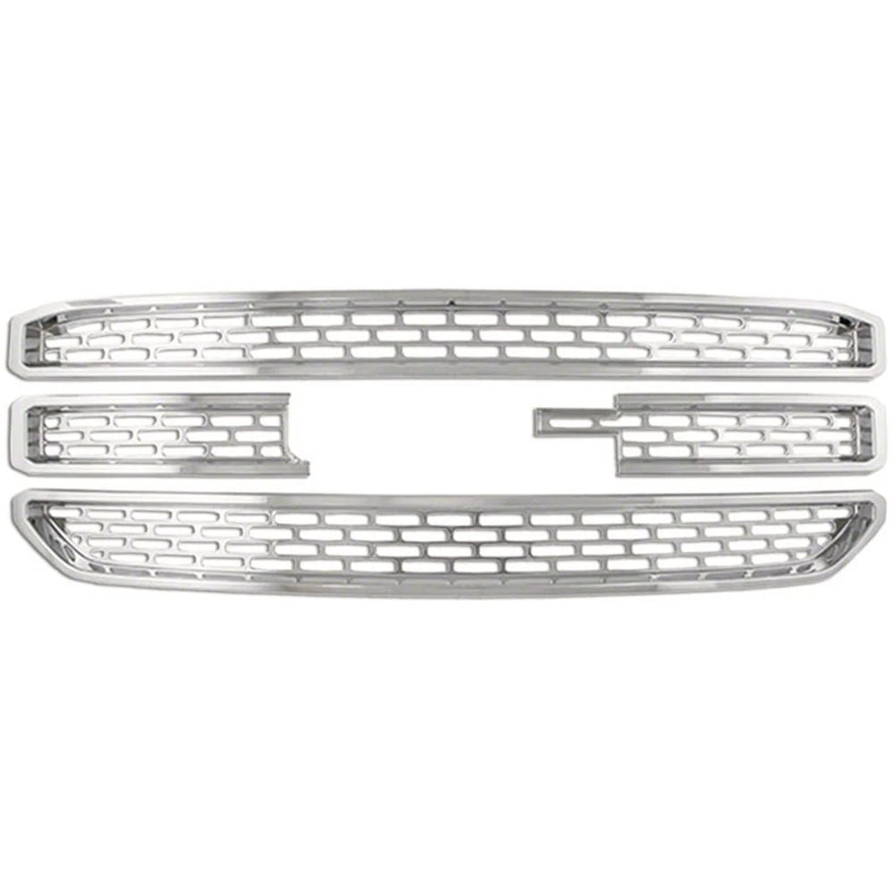 Premium FX 4pc Chrome ABS Grille Insert for 2015-2020 GMC Yukon XL SE/SLT