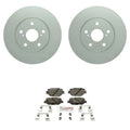 Bosch Front Quietcast Rotors & Blue Ceramic Disc Brake Pad Kit for IS250 (2006–2015)