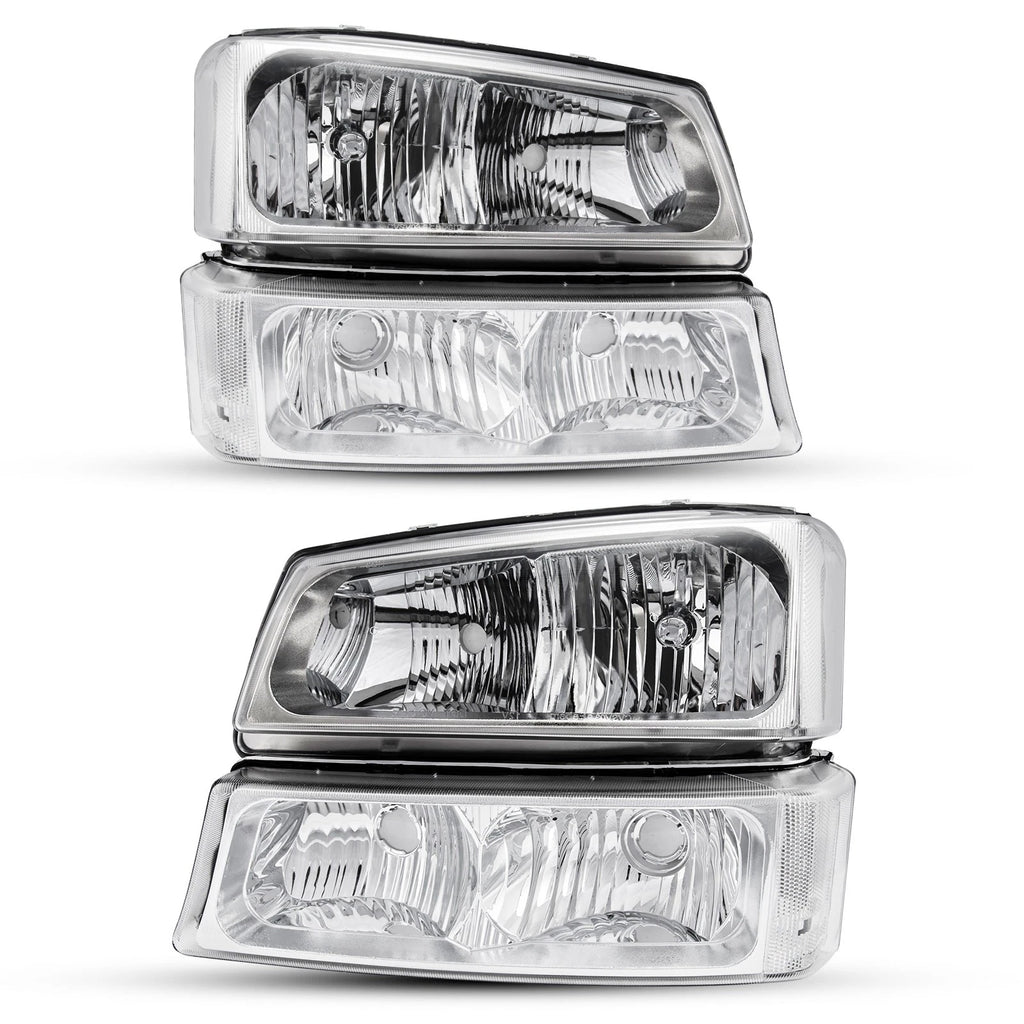 Headlight Assembly for Chevy Silverado 1500 2500HD (2003–2007)