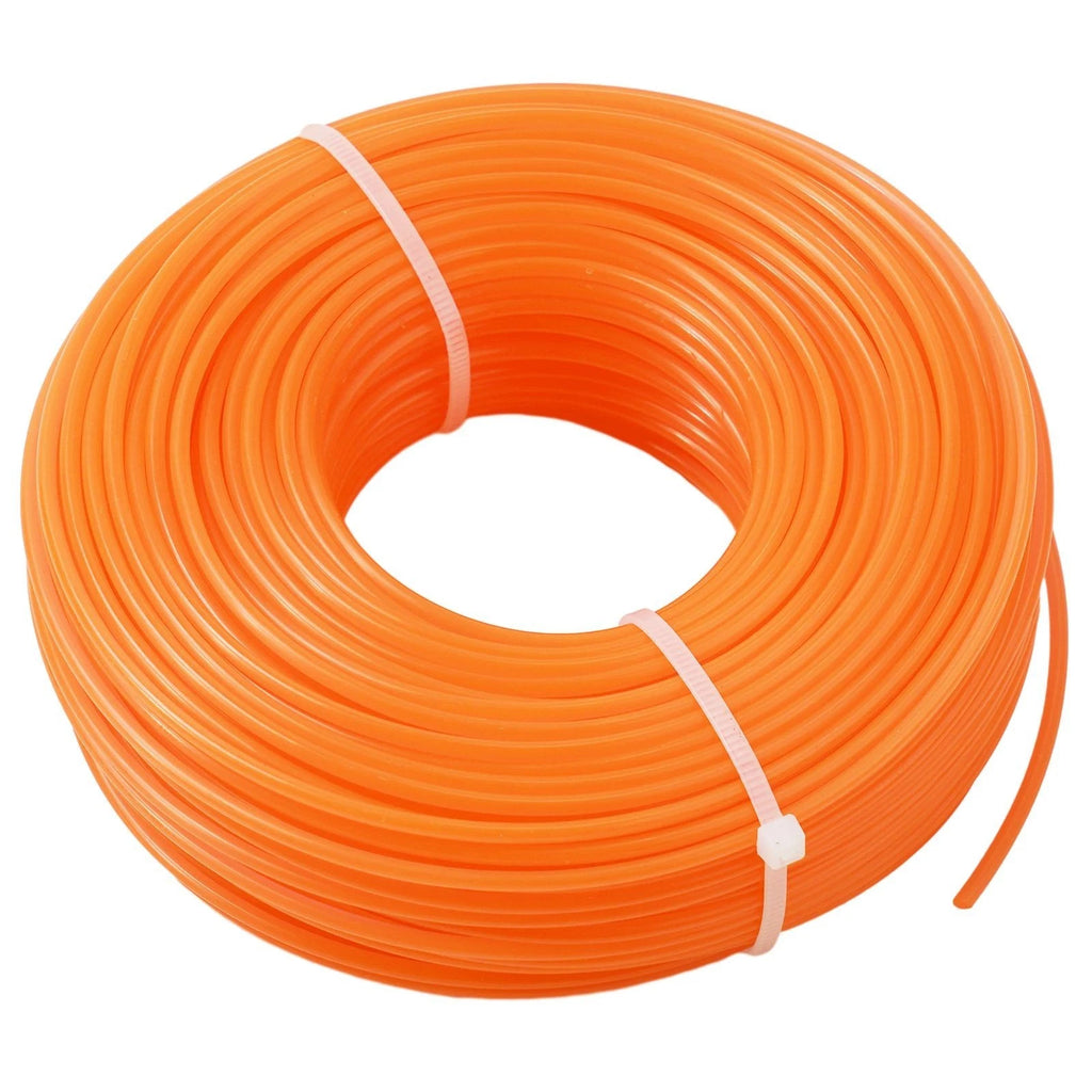 2X 4mm x 50m Round Nylon Line Cord for Brushcutter Trimmer