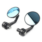 7/8" Handle Bar End Rearview Side Mirrors for Dirt Bike Bobber Cafe Motorcycle