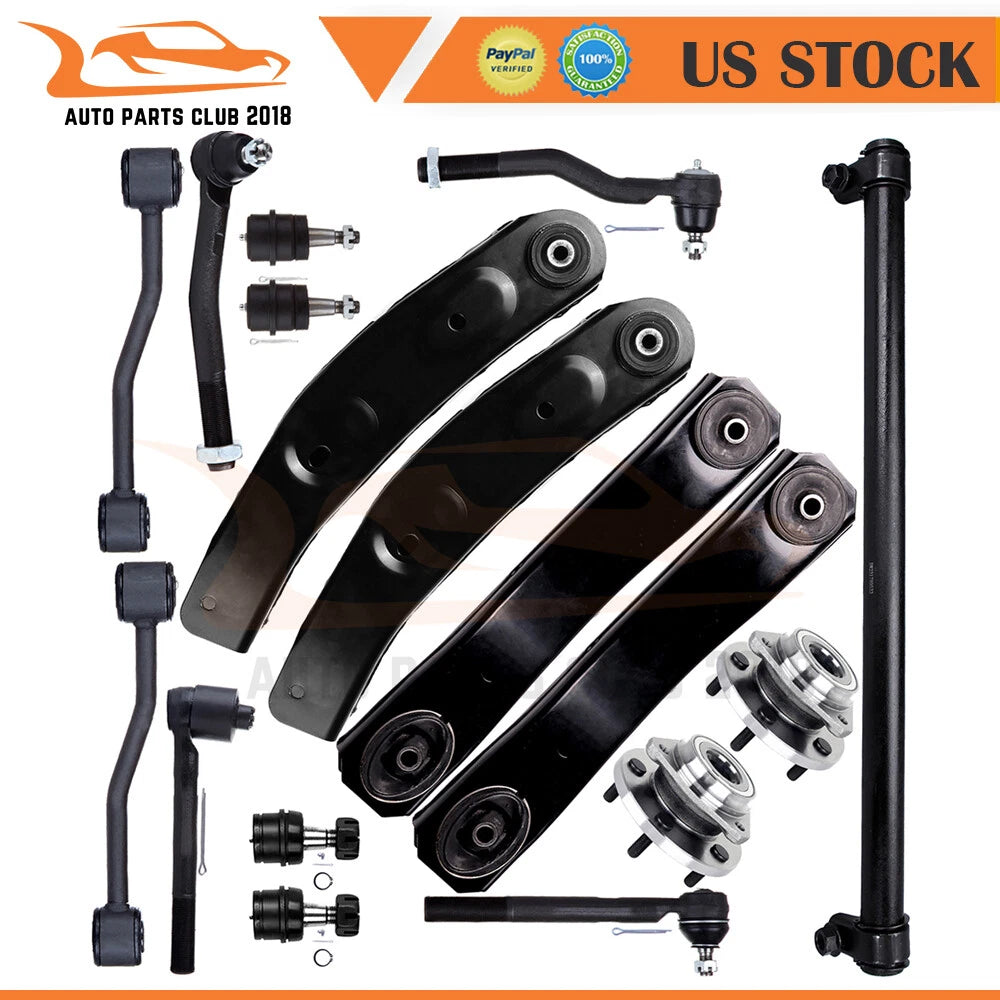 Tie Rod Control Arm Ball Joint Wheel Bearing Hub for Jeep Grand Cherokee (1999–2004)