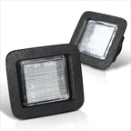 2X Nuvision Waterproof Clear Lens LED License Plate Lights for Ford F150 (2015–2020)