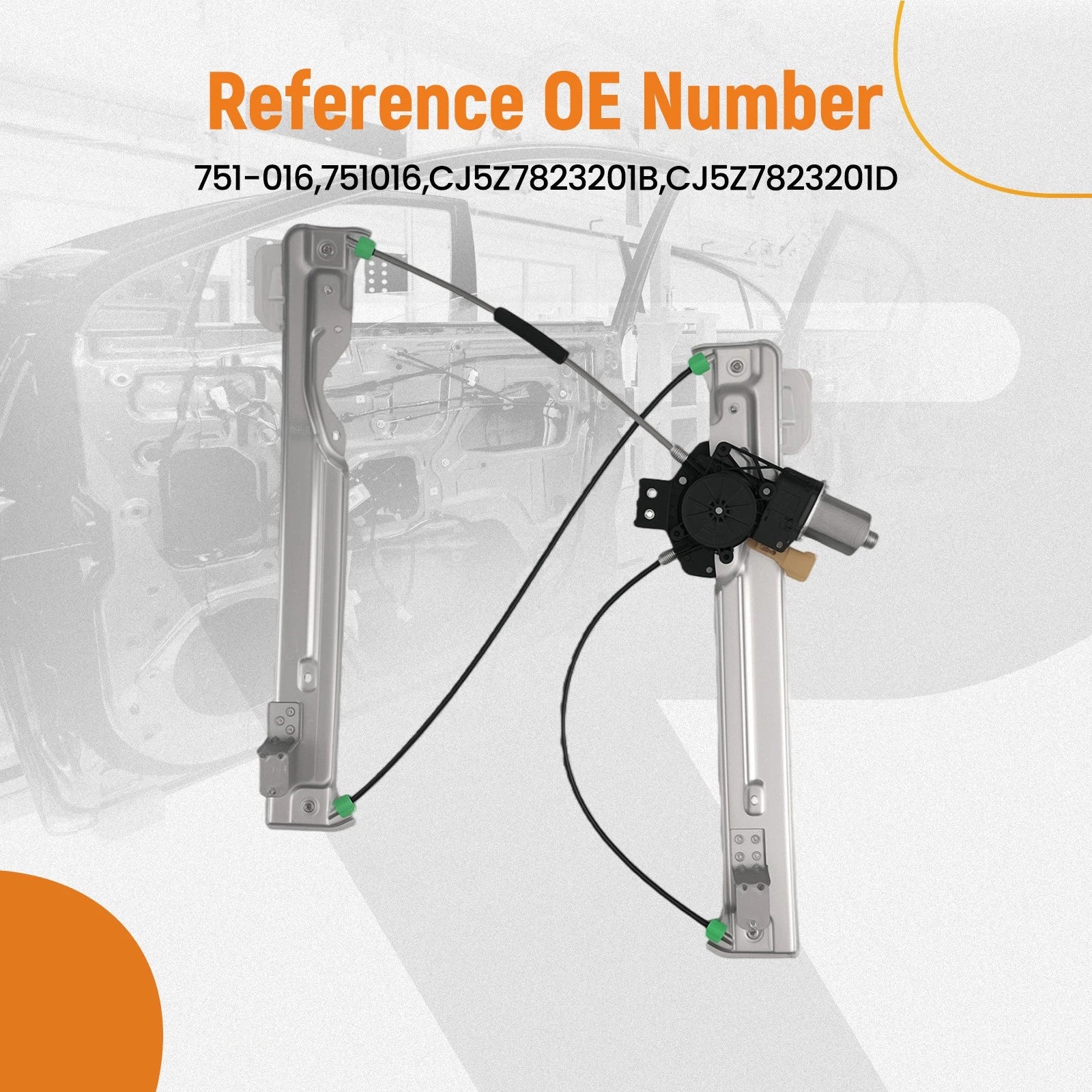 Front Left Power Window Regulator for Ford Escape (2013–2019) CJ5Z7823201D