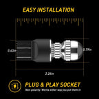 2X Red LED Brake Stop Tail Light Bulbs for Various Models