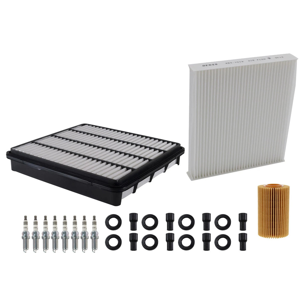 Tune Up Kit with 8 NGK Spark Plugs & Boot for Land Cruiser LX570 Sequoia (2008–2021)
