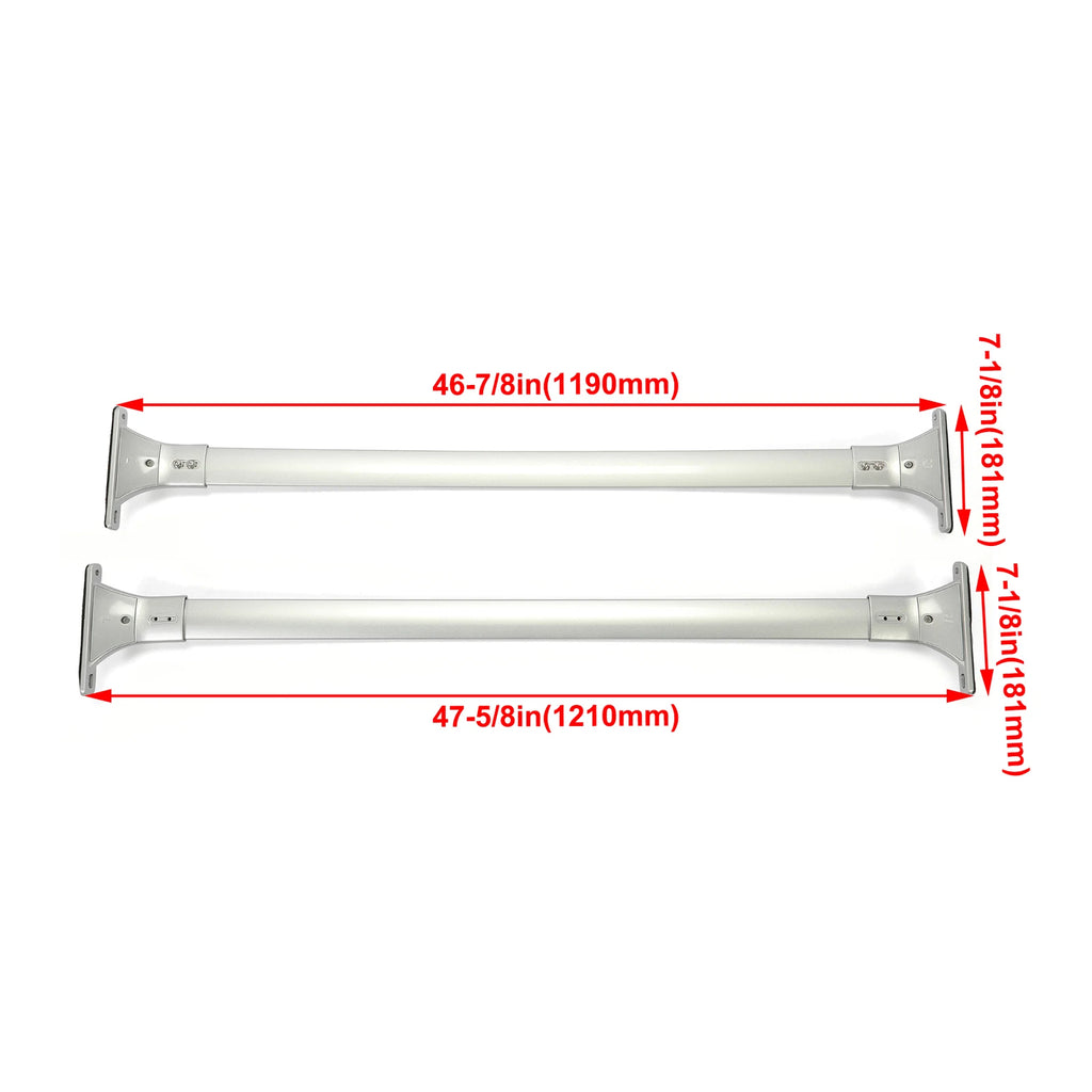 Set of 2 Roof Rack Cross Bars for Infiniti QX56 QX80 (2011–2024)
