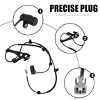 Rear Right ABS Wheel Speed Sensor for Lexus LX470 Toyota (1998–2007) 89545-60030 723115237030