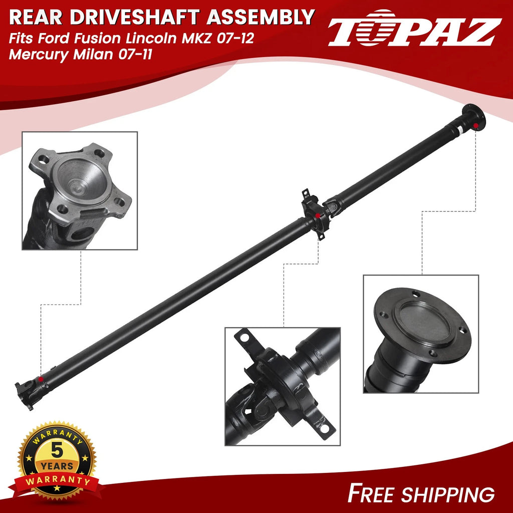 Rear Drive Shaft for Ford Fusion Lincoln MKZ Mercury Milan (2007–2012)
