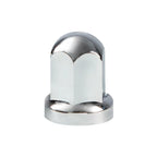 Lug Nut Covers Chrome Plastic Push On with Flange for Ford F-150 (2015–2023)