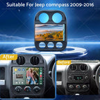 Car Stereo Radio for Jeep Compass Patriot (2013–2023) - Apple Carplay, Android