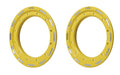 Pair of DWT Alumilte Rok'N Lock G2 G3 Beadlock Rings 8" Yellow for UTV