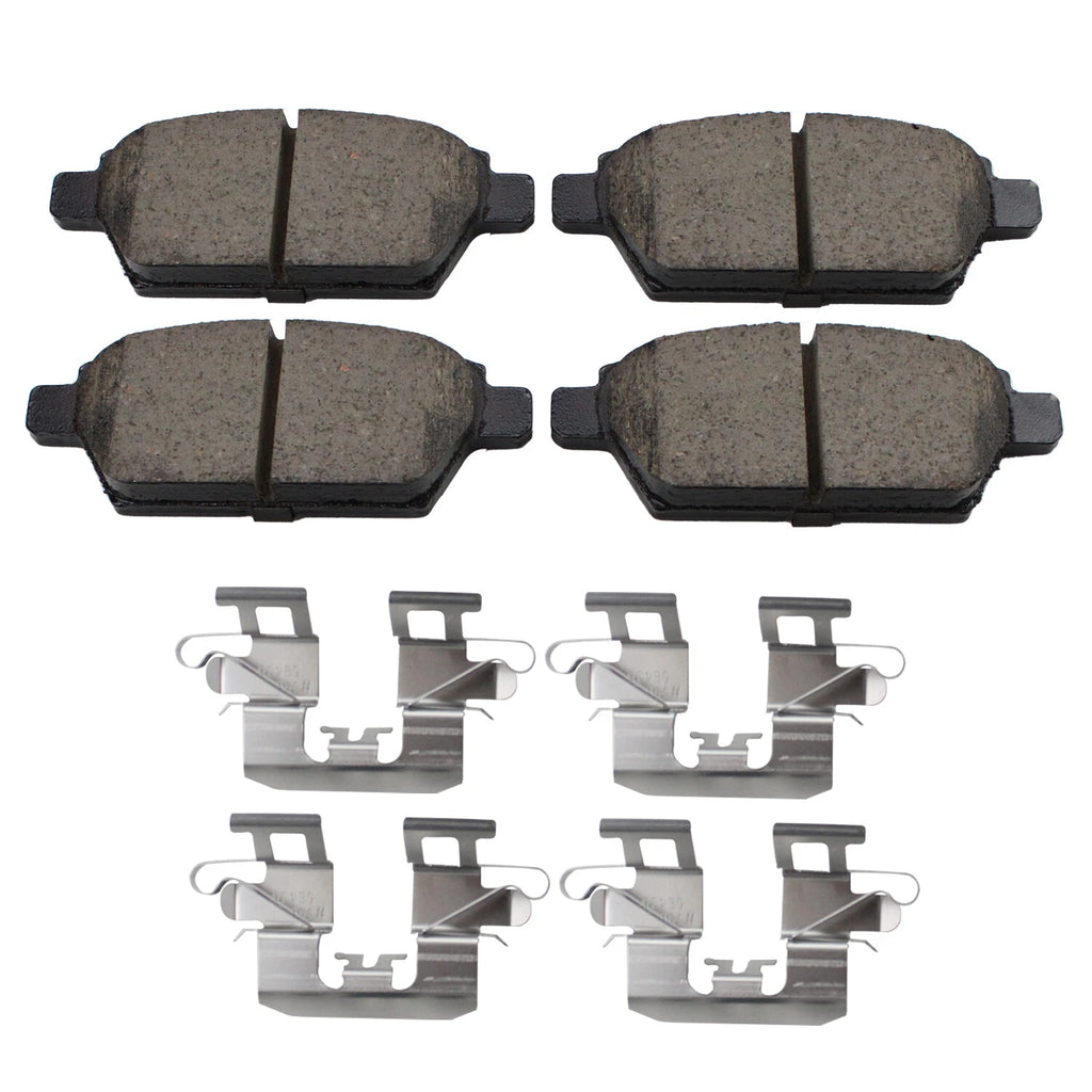 Set of 4 Akebono Rear Ceramic Brake Pads for Ford Fusion MKZ Zephyr 2006–2012