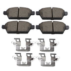 Set of 4 Akebono Rear Ceramic Brake Pads for Ford Fusion MKZ Zephyr 2006–2012