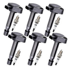 6X Ignition Coils + 6X Spark Plugs for Honda Odyssey 1999–2007 UF242