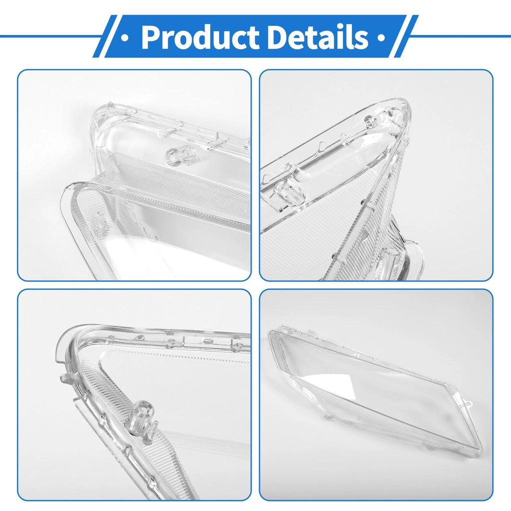 Headlight Lens Cover for Honda Crosstour (2011–2013) PC Clear