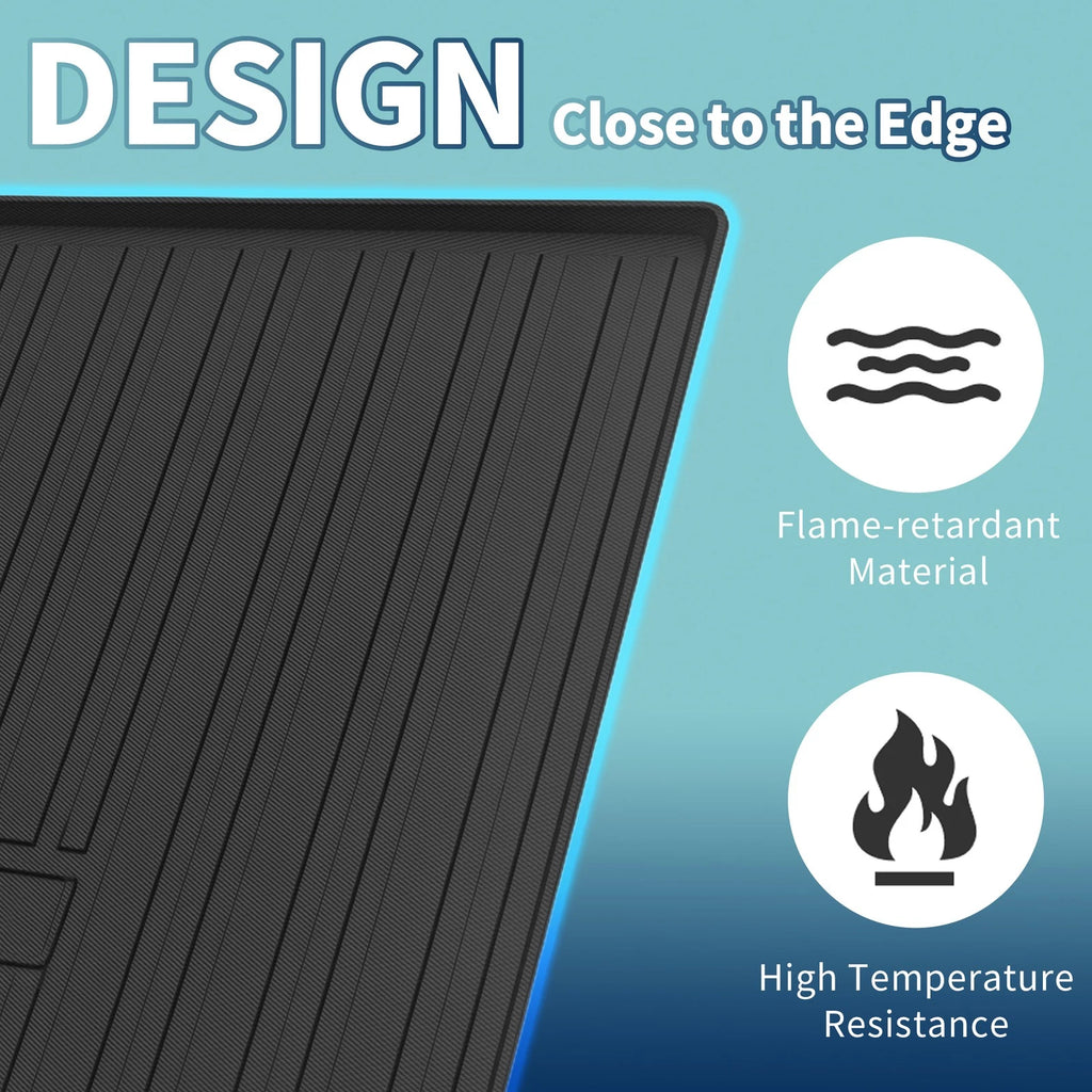 Flat Face Cargo Liner Rear Trunk Mat for Nissan Rogue (2021–2023) TPE