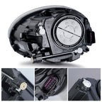 Halogen Headlight w/LED DRL for Volkswagen Beetle (2012–2019)