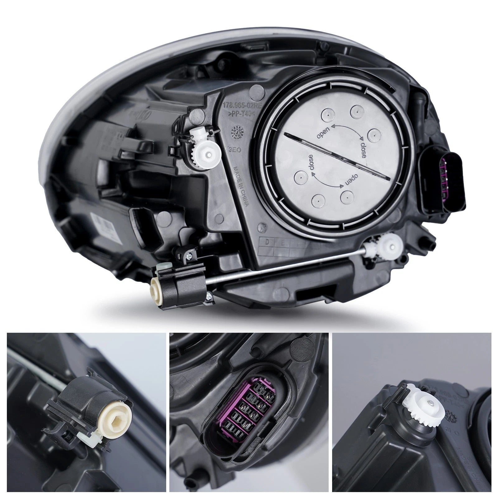 Halogen Headlight w/LED DRL for Volkswagen Beetle (2012–2019)