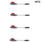 Set of 4 Racing Fuel Jug Filler Hoses with Shutoff Valve