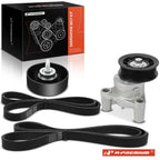 Set of 4 Serpentine Belt Drive Components for Chevy Silverado GMC (2015–2018)