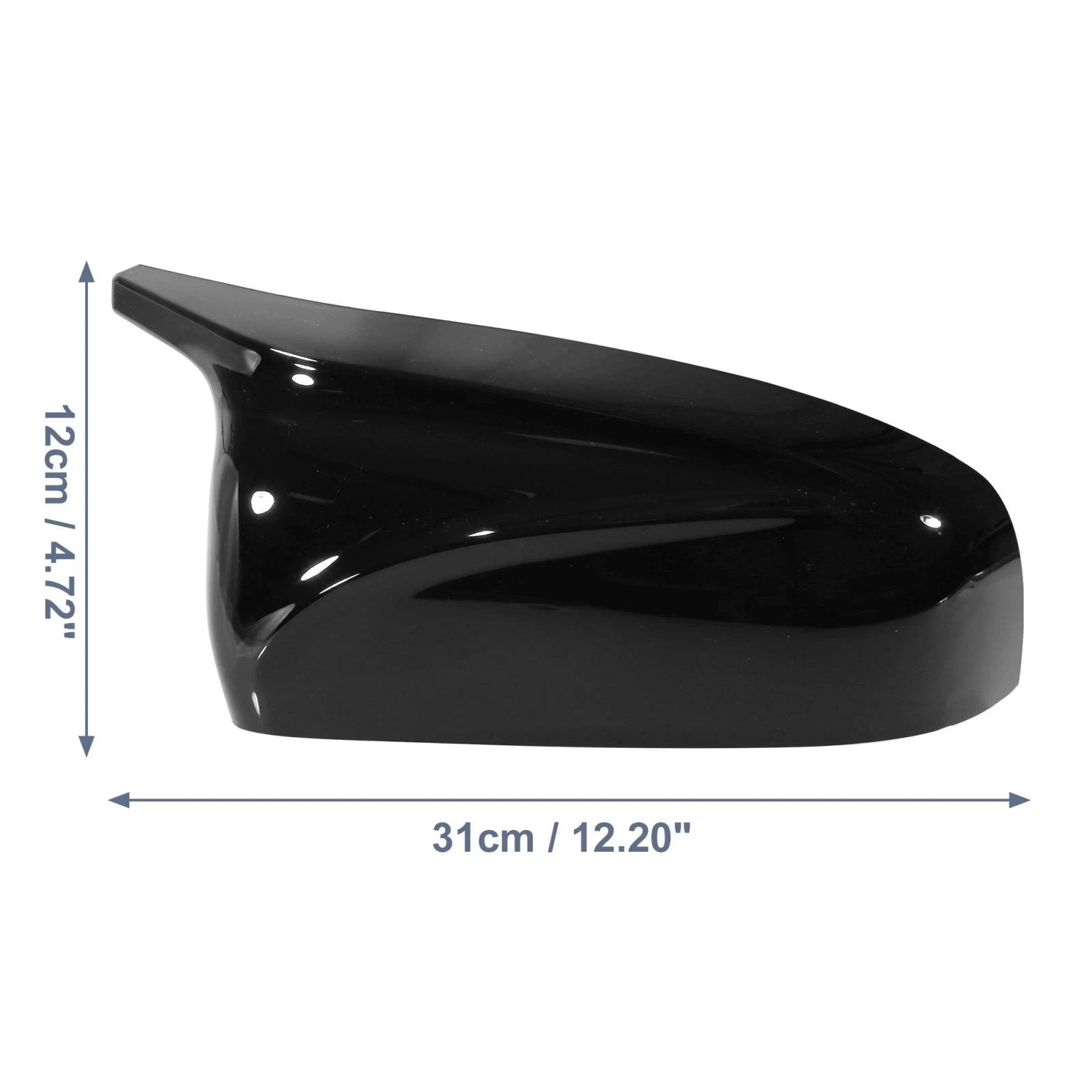 Pair of Gloss Black Rear View Mirror Covers for BMW X5 X6 E70 E71 E72 (2006–2014) 745065025376