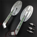 Turn Signals Running Light Mirror for Kawasaki Ninja (All Years) OVAL Shape