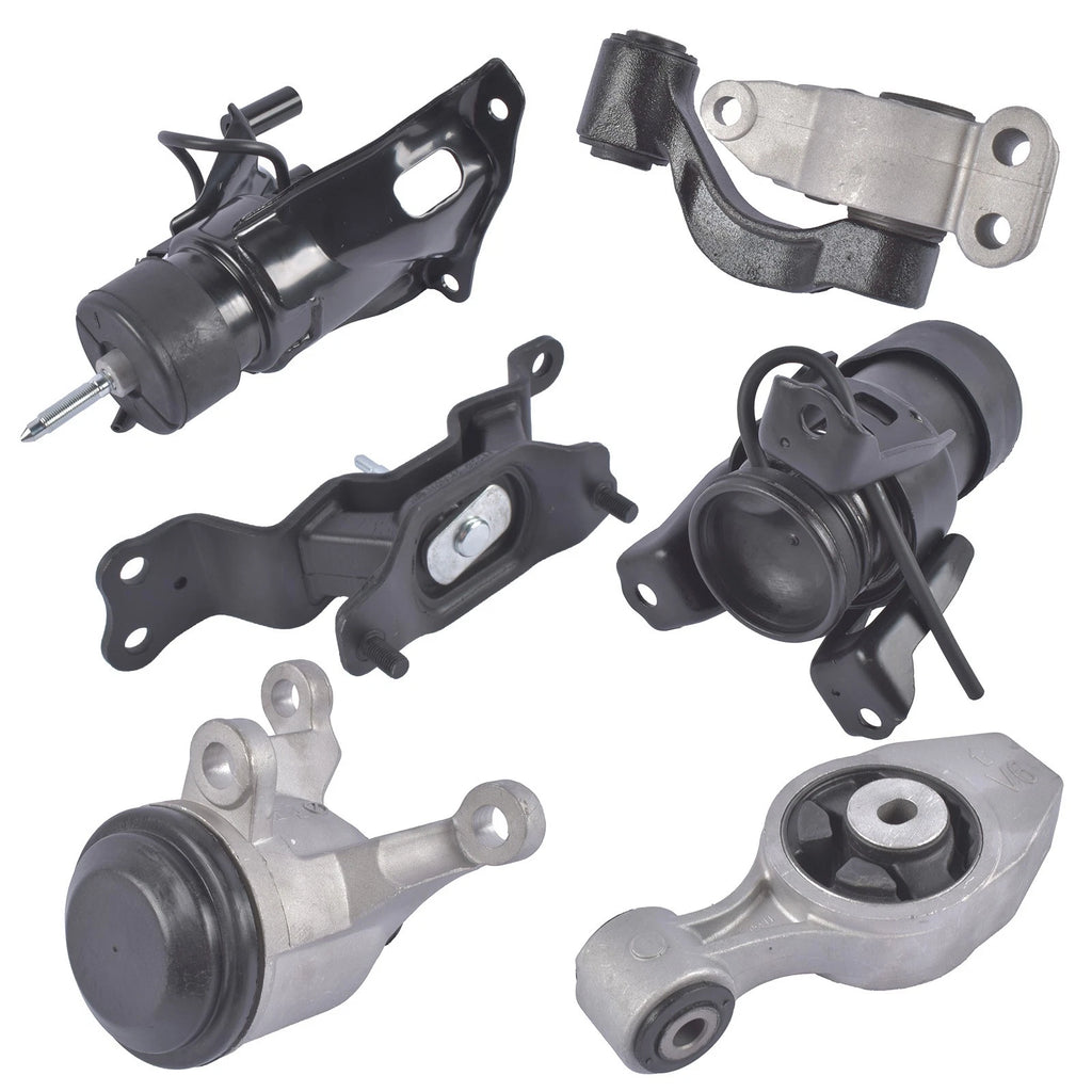 Set of 6 Engine and Transmission Mounts for Nissan Murano (2015–2024)