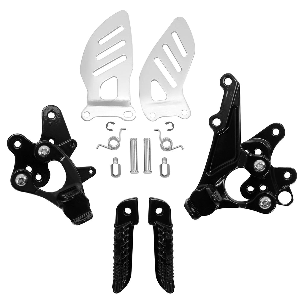 Front Driver Footpegs Footrests Bracket for Suzuki GSXR600 GSXR750 (2011–2025)