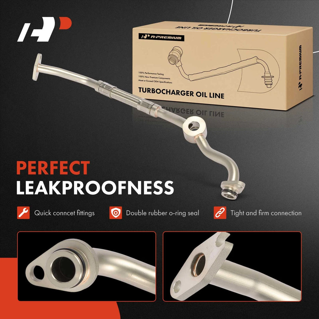 Turbocharger Oil Line for Jeep Renegade (2015–2018) Fiat 500X (2016–2018)