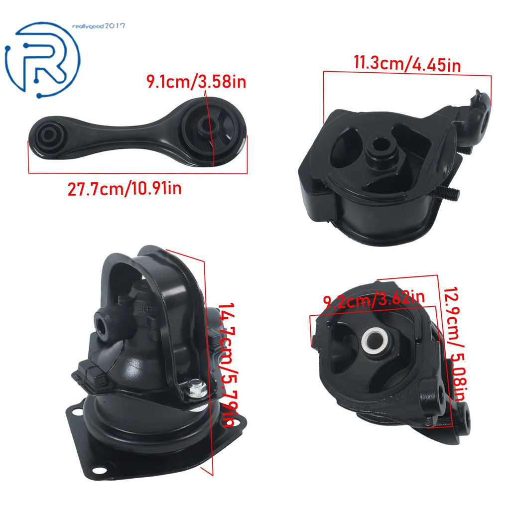 Set of 4 Engine Motor Transmission Mounts for Honda Accord 1990–1993