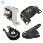 Set of 4 Engine and Transmission Mounts for Mazda 3 (2011-2013)