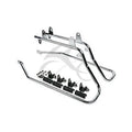 Saddlebag Conversion Brackets for Harley Softail Fatboy (1984–2017) Black/Chrome