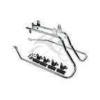 Saddlebag Conversion Brackets for Harley Softail Fatboy (1984–2017) Black/Chrome