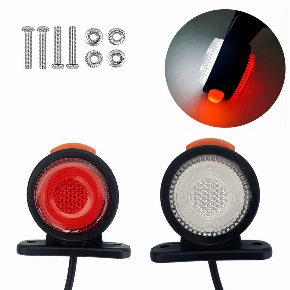 2X LED Indicator Lamps for Truck Car (1224V) Water Resistant