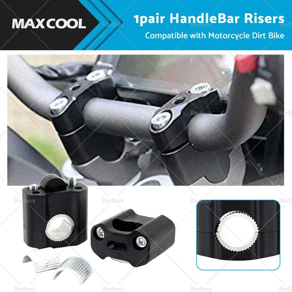Handlebar Risers Mount Clamp Adaptor for Pit Dirt Bike (22mm to 28mm)