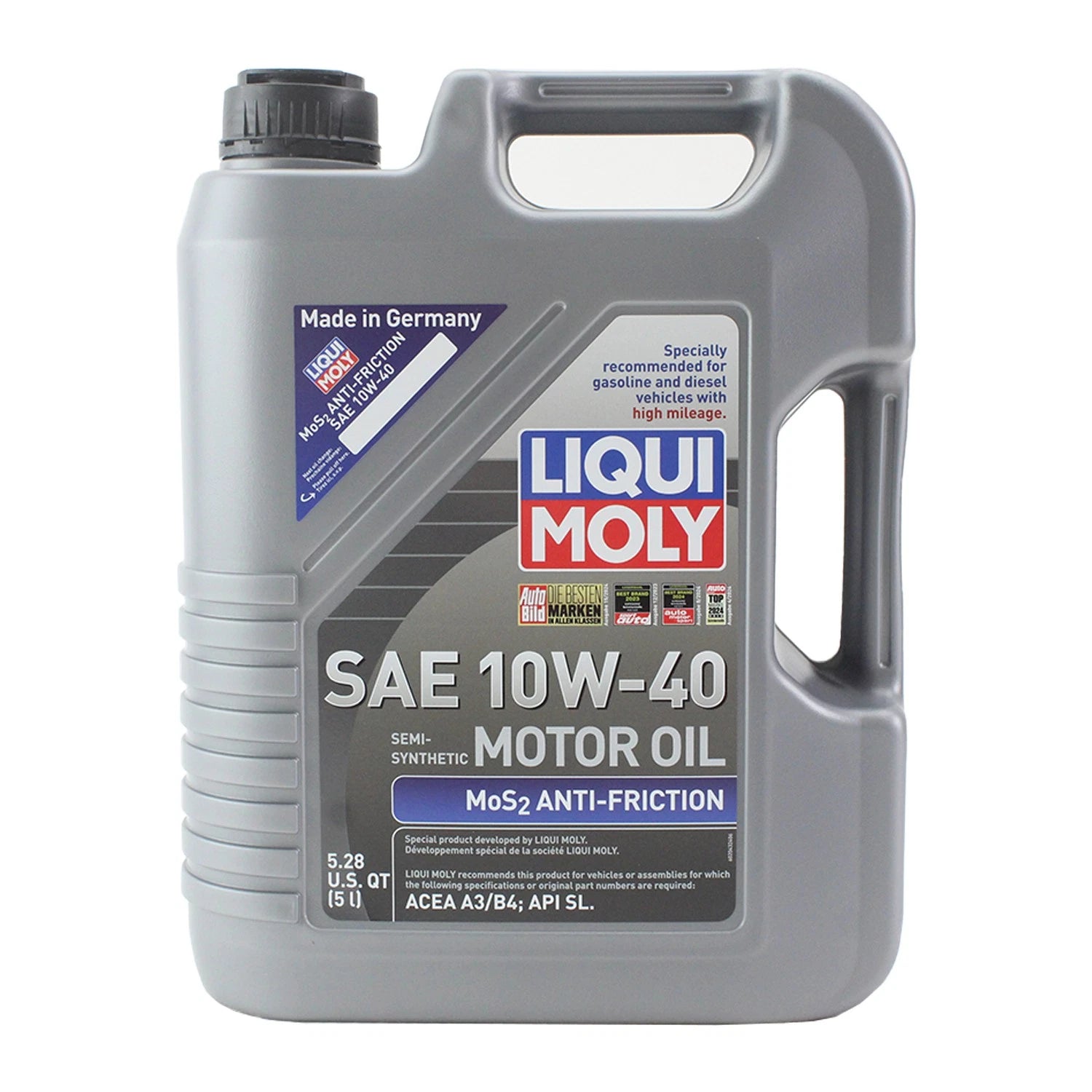Set of 6 Liqui Moly MoS2 10W-40 Engine Motor Oil (30L)