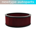 14" Round Washable Air Cleaner Filter Element for Hot Rod (Fits )