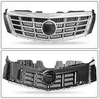 Black Center Grille Chrome Trim for Cadillac XTS (2014-2017)