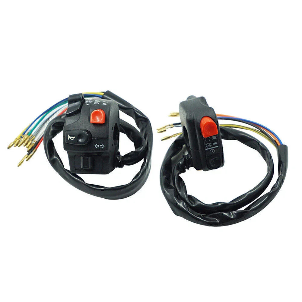 7/8" Motorcycle Horn Button Turn Signal Electric Fog Light Switch for Harley