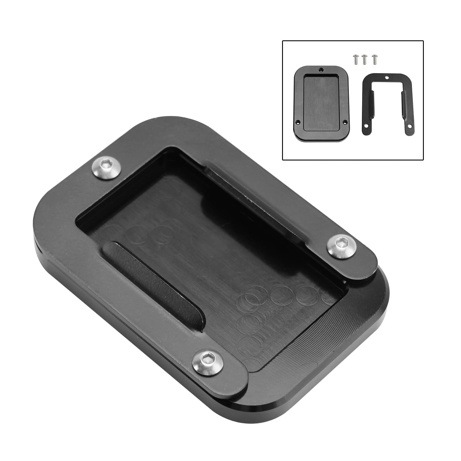 Kickstand Enlarger Plate Pad for Interceptor 650, GT 650 (2018–2023)