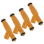 Set of 4 Fuel Injectors for Ford E-350 6.8L V10 (1999) 0280155857 XW7E-A5B