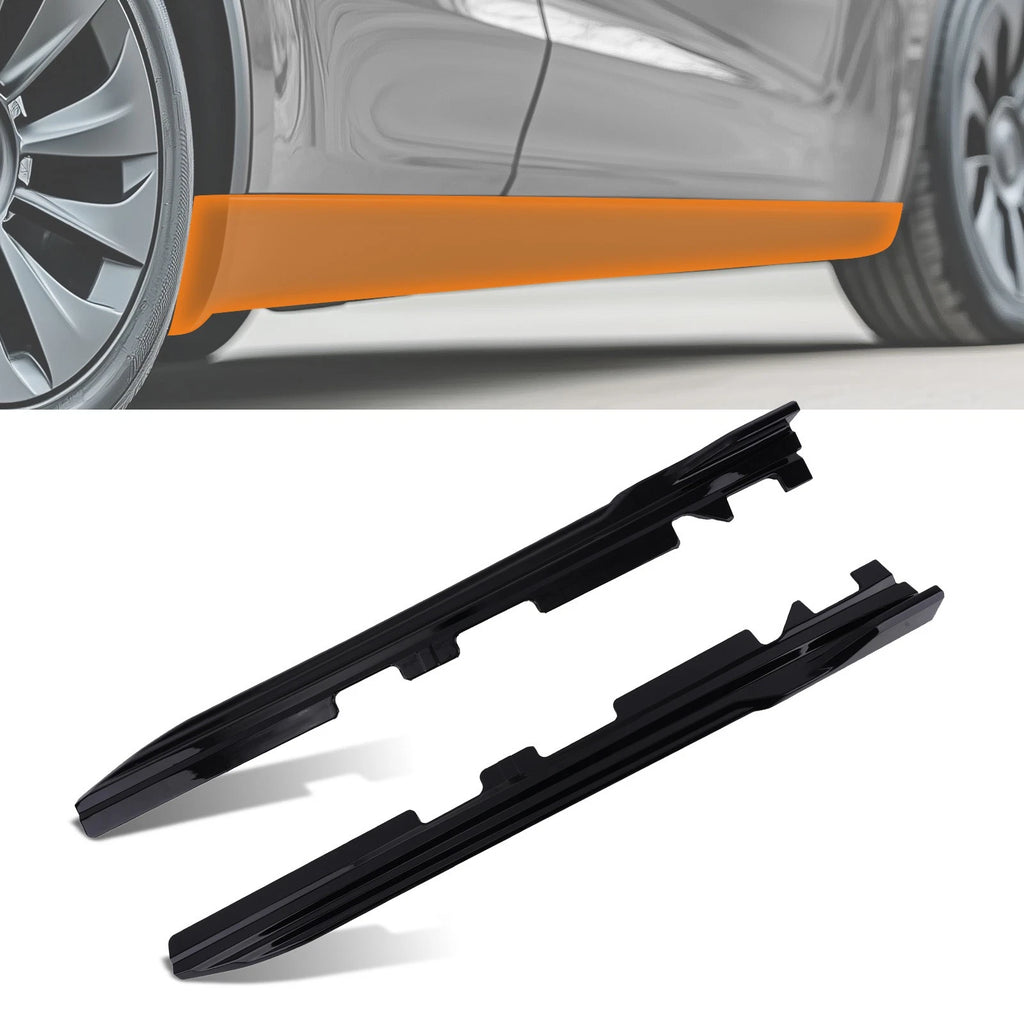 Side Skirt for BMW X3 X4 X3M X4M (2018–2023) Gloss Black ABS Plastic