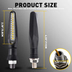4X LED Turn Signals for Harley Honda Chopper