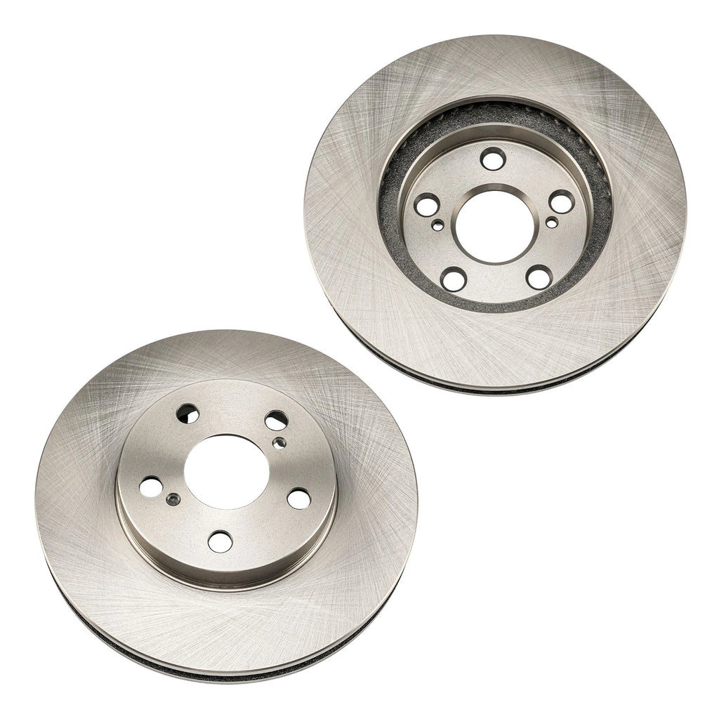 Front Disc Brake Rotors Pair for Toyota Prius (2010–2011) & Lexus CT200h (2011–2017)