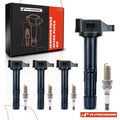 Set of 4 Ignition Coils & 4 Iridium Spark Plugs for Honda CR-V (2015–2019)