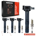Set of 4 Ignition Coils & 4 Iridium Spark Plugs for Honda CR-V (2015–2019)