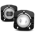 LED Chrome Housing Front Bumper Projector Fog Light Lamp for Kenworth T680 (2011–2024)