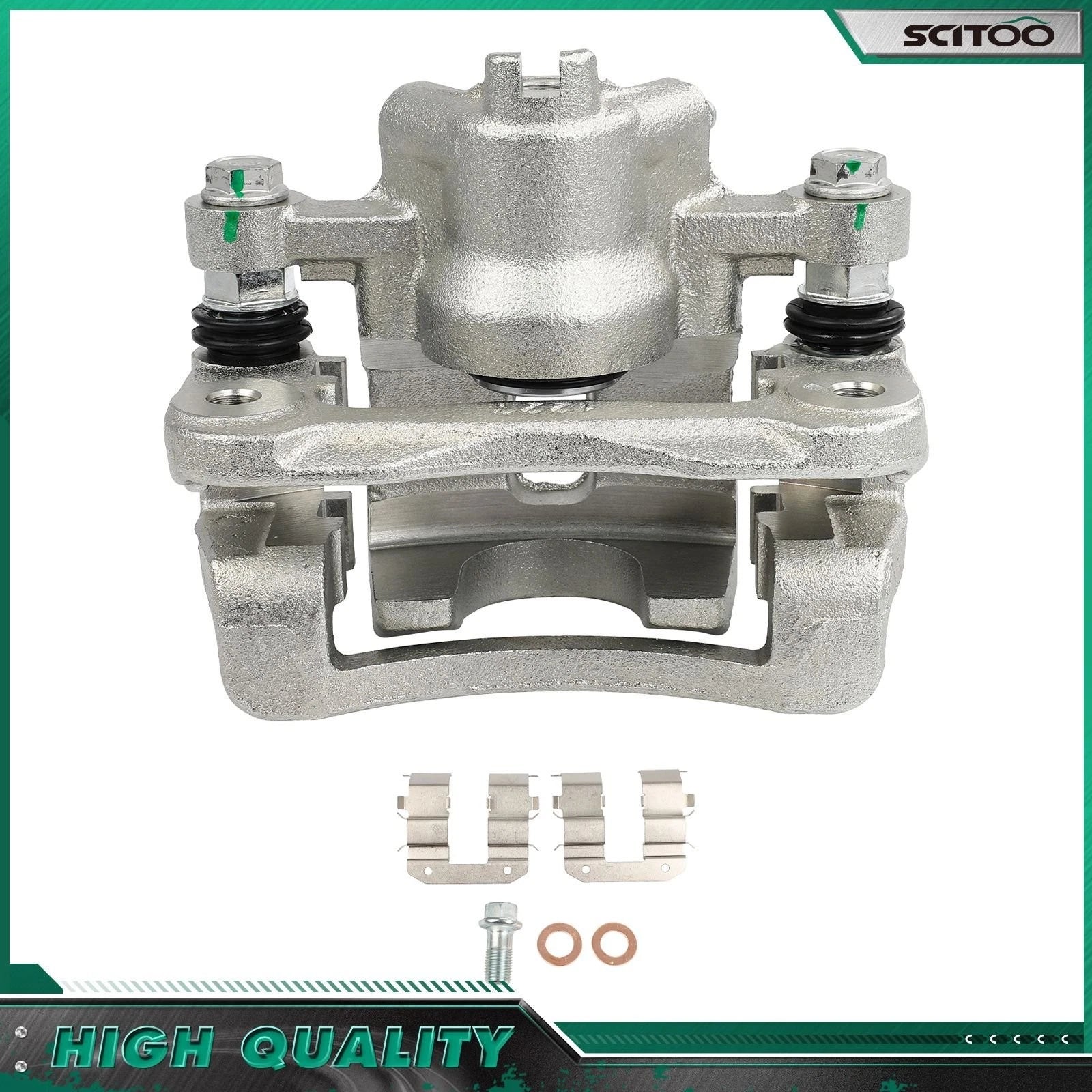 Rear Left Brake Caliper w/ Bracket for Kia Forte5 (2012–2013) & Hyundai Accent (2006–2007)