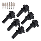 Set of 6 Ignition Coils & 6 Iridium Spark Plugs for Lincoln LS (2000–2005) V6 3.0L FD496
